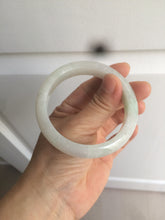 Load image into Gallery viewer, 54.9mm certified natural Type A green/yellow/white jadeite jade bangle A107-5051