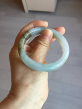 Load image into Gallery viewer, 53mm certified 100% natural Type A light green brown jadeite jade bangle AX133-7691