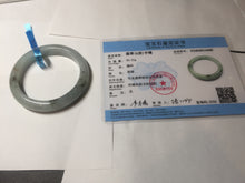 Load image into Gallery viewer, 52.3mm certified 100% natural Type A icy watery dark green jadeite jade bangle AH103-4490