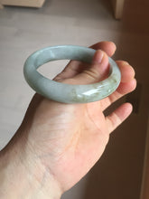 Load image into Gallery viewer, 57.5mm Certified Type A 100% Natural light green black brown jadeite Jade bangle PC95-0337