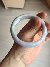Load image into Gallery viewer, 58mm 100% natural certified light green purple yellow(FU LU SHOU) jadeite jade bangle BN37-7345