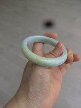 Load image into Gallery viewer, 54.5mm Certified 100% natural Type A green/purple/yellow jadeite jade bangle S51-1728