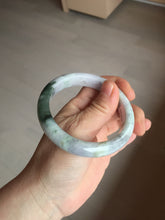 Load image into Gallery viewer, 56.4 mm certificated Type A 100% Natural green purple yellow Jadeite Jade bangle BL64-6220
