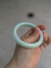 Load image into Gallery viewer, 54.5mm Certified 100% natural Type A green/purple/yellow jadeite jade bangle S51-1728