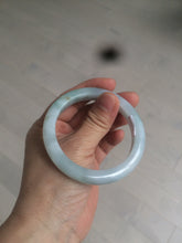 Load image into Gallery viewer, 53.9mm certified 100% natural Type A light green/brown Jadeite jade bangle AE65-7847