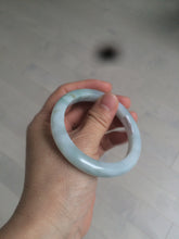 Load image into Gallery viewer, 53.9mm certified 100% natural Type A light green/brown Jadeite jade bangle AE65-7847