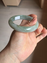 Load image into Gallery viewer, 57.5mm Certified Type A 100% Natural light green black brown jadeite Jade bangle PC95-0337