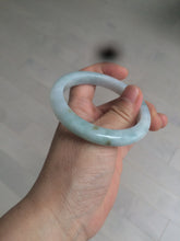 Load image into Gallery viewer, 53.9mm certified 100% natural Type A light green/brown Jadeite jade bangle AE65-7847