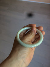 Load image into Gallery viewer, 55.9mm Certified Type A 100% Natural white/green/yellow/purple round cut Jadeite Jade bangle R110-1731