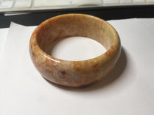 Load image into Gallery viewer, 55.2mm 100% natural orange red yellow Fossil Coral Jade (珊瑚玉) bangle SY128
