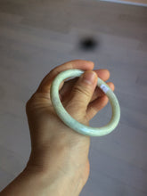 Load image into Gallery viewer, 55.9mm Certified Type A 100% Natural white/green/yellow/purple round cut Jadeite Jade bangle R110-1731