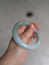 Load image into Gallery viewer, 57.5 mm Certified Type A 100% Natural green/purple Jadeite Jade bangle AX57-0356