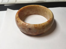 Load image into Gallery viewer, 55.2mm 100% natural orange red yellow Fossil Coral Jade (珊瑚玉) bangle SY128