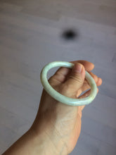 Load image into Gallery viewer, 55.9mm Certified Type A 100% Natural white/green/yellow/purple round cut Jadeite Jade bangle R110-1731