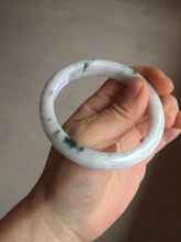 Load image into Gallery viewer, 56.4 mm certificated Type A 100% Natural green purple white Jadeite Jade bangle BL65-6232