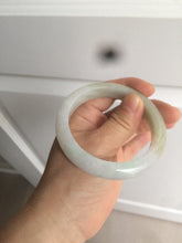 Load image into Gallery viewer, 55.9mm Certified Type A 100% Natural white/green/yellow early spring morning color Jadeite Jade bangle A105-5066