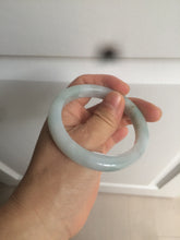 Load image into Gallery viewer, 53.9mm certified 100% natural Type A light green/brown Jadeite jade bangle AE65-7847