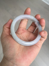 Load image into Gallery viewer, 57.6mm Certified Type A 100% Natural icy watery white purple black brown Jadeite Jade bangle BM21-7700