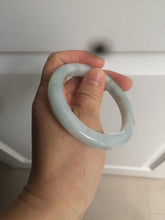 Load image into Gallery viewer, 53.9mm certified 100% natural Type A light green/brown Jadeite jade bangle AE65-7847