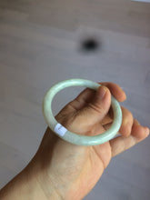 Load image into Gallery viewer, 55.9mm Certified Type A 100% Natural white/green/yellow/purple round cut Jadeite Jade bangle R110-1731
