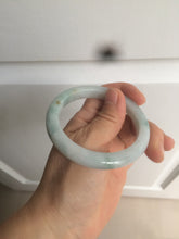 Load image into Gallery viewer, 53.9mm certified 100% natural Type A light green/brown Jadeite jade bangle AE65-7847