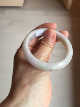 Load image into Gallery viewer, 51.5mm certified 100% natural type A green/white/purple jadeite jade bangle BN39-4045