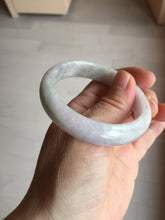 Load image into Gallery viewer, 51.5mm certified 100% natural type A green/white/purple jadeite jade bangle BN39-4045