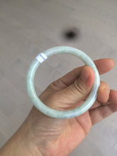 Load image into Gallery viewer, 55.9mm Certified Type A 100% Natural white/green/yellow/purple round cut Jadeite Jade bangle R110-1731