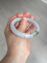 Load image into Gallery viewer, 57.6mm Certified Type A 100% Natural icy watery white purple black brown Jadeite Jade bangle BM21-7700