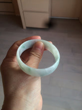 Load image into Gallery viewer, 52.2mm certified 100% natural Type A sunny green/white/purple jadeite jade bangle BK7-2419