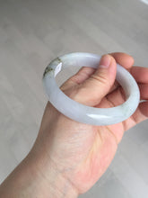 Load image into Gallery viewer, 57.6mm Certified Type A 100% Natural icy watery white purple black brown Jadeite Jade bangle BM21-7700