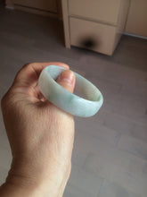 Load image into Gallery viewer, 52.2mm certified 100% natural Type A sunny green/white/purple jadeite jade bangle BK7-2419