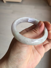 Load image into Gallery viewer, 51.5mm certified 100% natural type A green/white/purple jadeite jade bangle BN39-4045