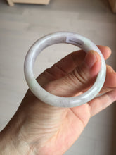 Load image into Gallery viewer, 51.5mm certified 100% natural type A green/white/purple jadeite jade bangle BN39-4045