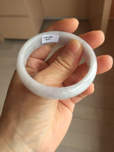 Load image into Gallery viewer, 51.5mm certified 100% Natural type A light purple white Jadeite Jade bangle PA245-4673