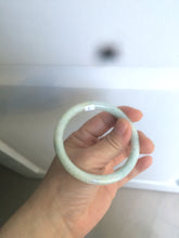Load image into Gallery viewer, 55.9mm Certified Type A 100% Natural white/green/yellow/purple round cut Jadeite Jade bangle R110-1731