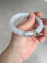 Load image into Gallery viewer, 57.6mm Certified Type A 100% Natural icy watery white purple black brown Jadeite Jade bangle BM21-7700