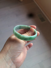 Load image into Gallery viewer, 51.7mm certified 100% natural Type A sunny green/gray jadeite jade bangle BK6-3358