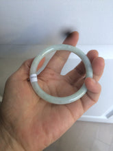 Load image into Gallery viewer, 55.9mm Certified Type A 100% Natural white/green/yellow/purple round cut Jadeite Jade bangle R110-1731