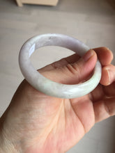 Load image into Gallery viewer, 51.5mm certified 100% natural type A green/white/purple jadeite jade bangle BN39-4045