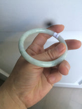Load image into Gallery viewer, 55.9mm Certified Type A 100% Natural white/green/yellow/purple round cut Jadeite Jade bangle R110-1731
