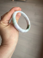 Load image into Gallery viewer, 56.6mm certificated Type A 100% Natural green purple white Jadeite Jade bangle BL66-6241