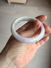 Load image into Gallery viewer, 51.5mm certified 100% natural type A green/white/purple jadeite jade bangle BN39-4045