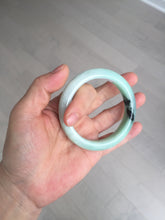 Load image into Gallery viewer, 54mm Certified Type A 100% Natural apple green dark green Jadeite Jade bangle BM23-0236