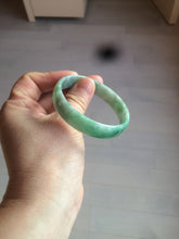 Load image into Gallery viewer, 51.7mm certified 100% natural Type A sunny green/gray jadeite jade bangle BK6-3358