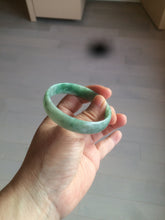 Load image into Gallery viewer, 51.7mm certified 100% natural Type A sunny green/gray jadeite jade bangle BK6-3358