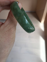 Load image into Gallery viewer, 52.8mm certified 100% natural Type A forest green dark green jadeite jade bangle BP15-8593