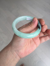 Load image into Gallery viewer, 54mm Certified Type A 100% Natural apple green dark green Jadeite Jade bangle BM23-0236