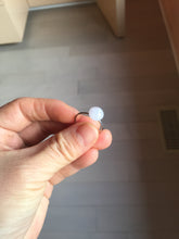Load image into Gallery viewer, 100% Natural light purple white cabochon jadeite ring (adjustable size) PH39