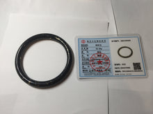 Load image into Gallery viewer, 61mm 100% Natural Dark Green Black Meteorite A Sky Full of Stars (繁星满天) Round Cut Nephrite Bangle HN224-0568